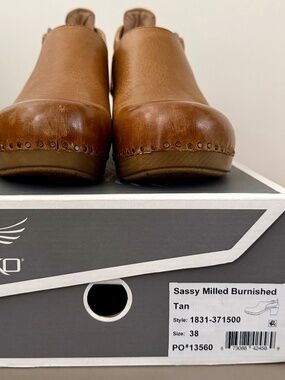 Dansko Sassy Milled Burnished Clog